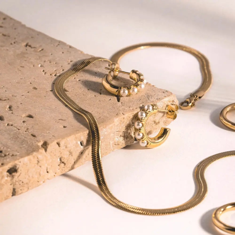 Herringbone Choker - Necklaces
