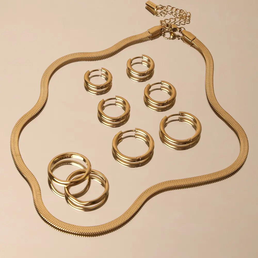 Herringbone Choker - Necklaces