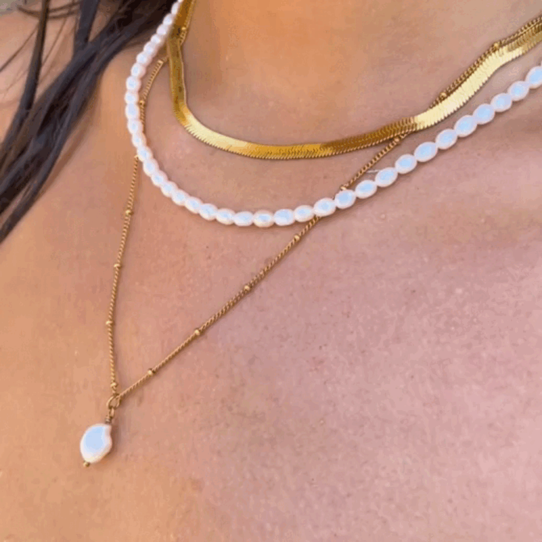 Herringbone Choker - Necklaces