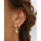 Holi Gold Huggie Earrings - Earrings