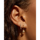 Holi Gold Huggie Earrings - Earrings