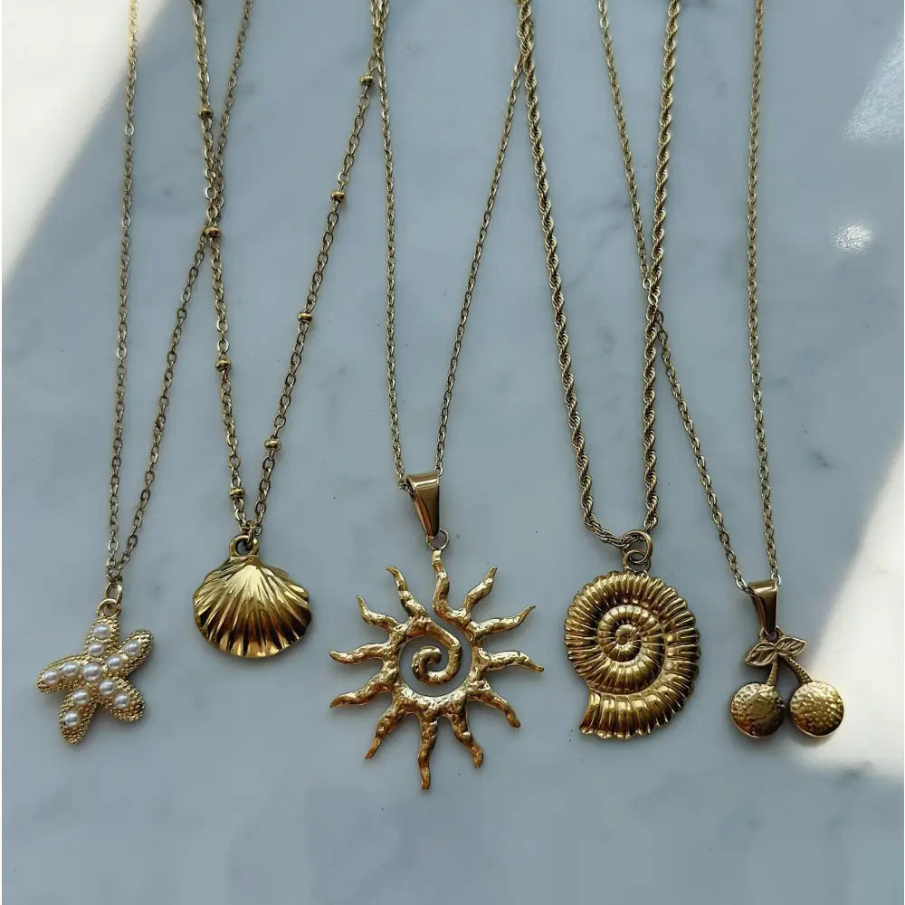 Ibiza Sun Necklace - Necklaces