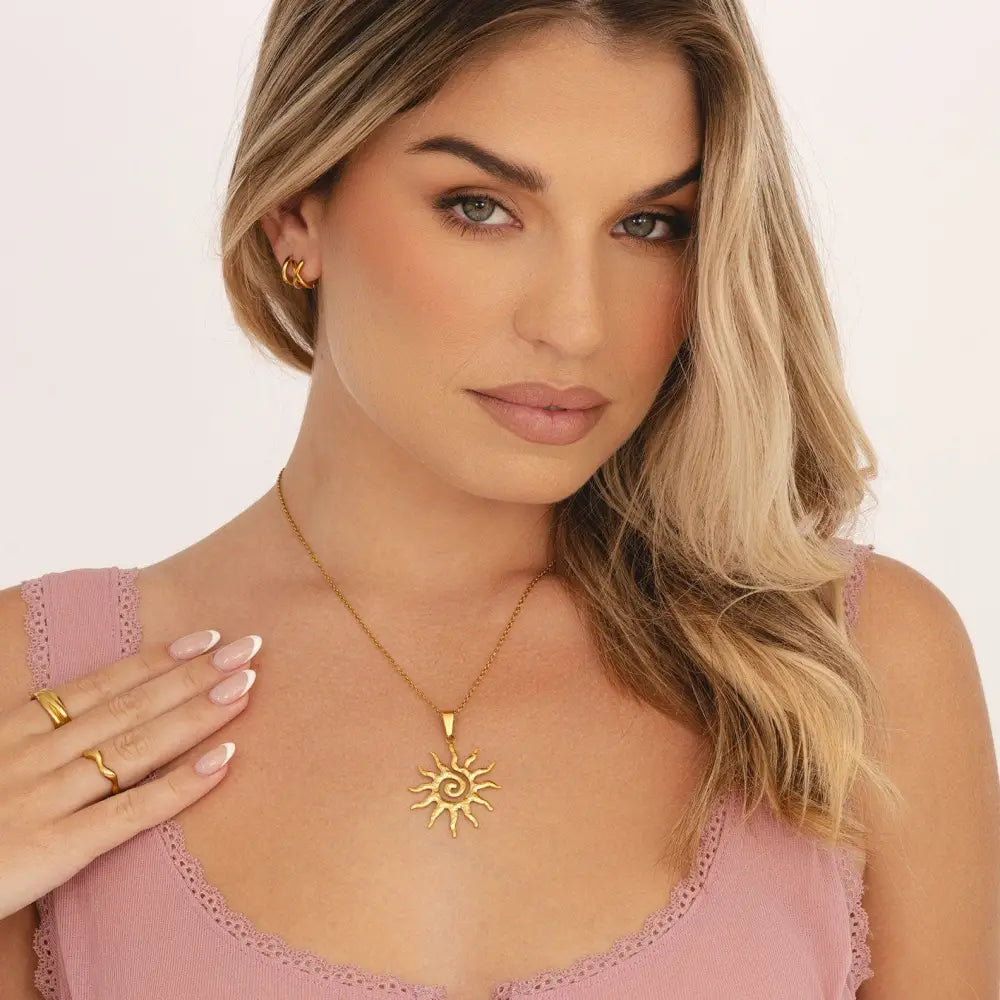 Ibiza Sun Necklace - Necklaces
