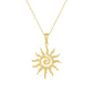 Ibiza Sun Necklace - Gold - Necklaces