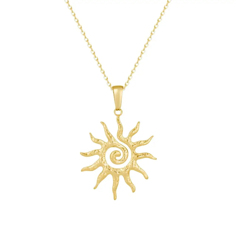 Ibiza Sun Necklace - Gold - Necklaces
