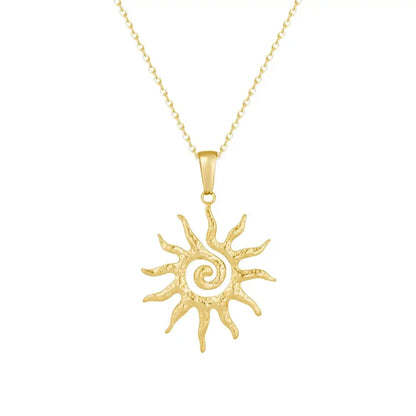 Ibiza Sun Necklace - Gold - Necklaces