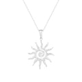 Ibiza Sun Necklace - Silver - Necklaces