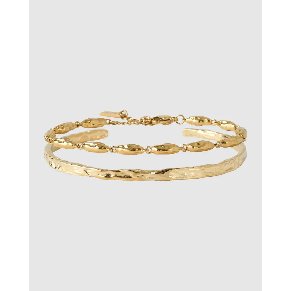 Iggy Gold Bracelet Stack - Bracelets