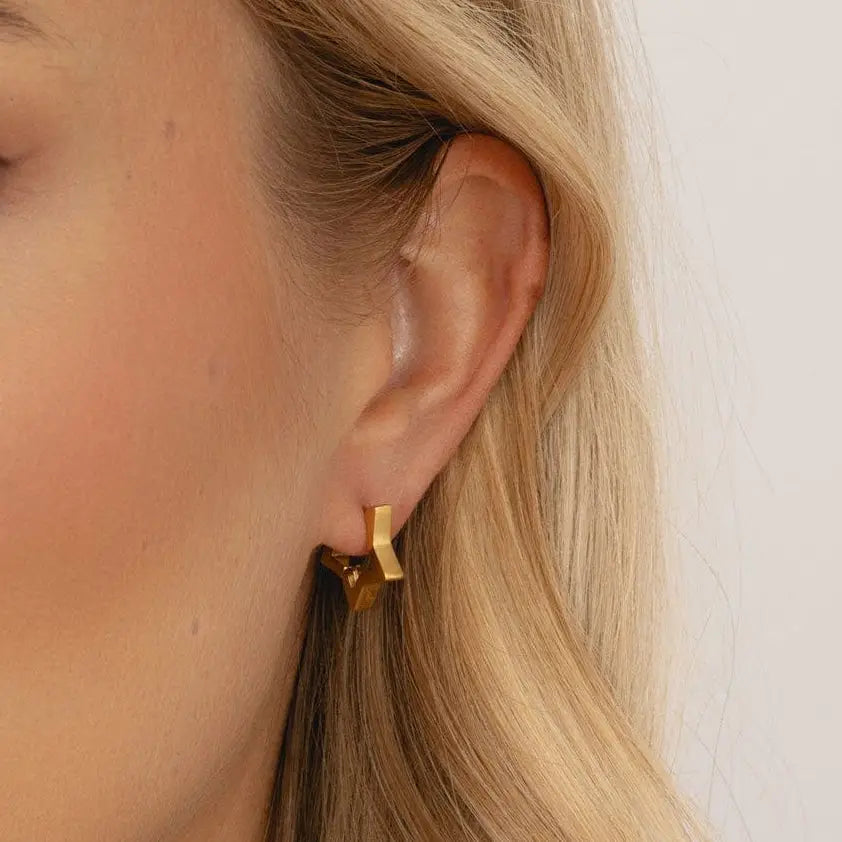 In The Stars Hoop Earrings - Earrings