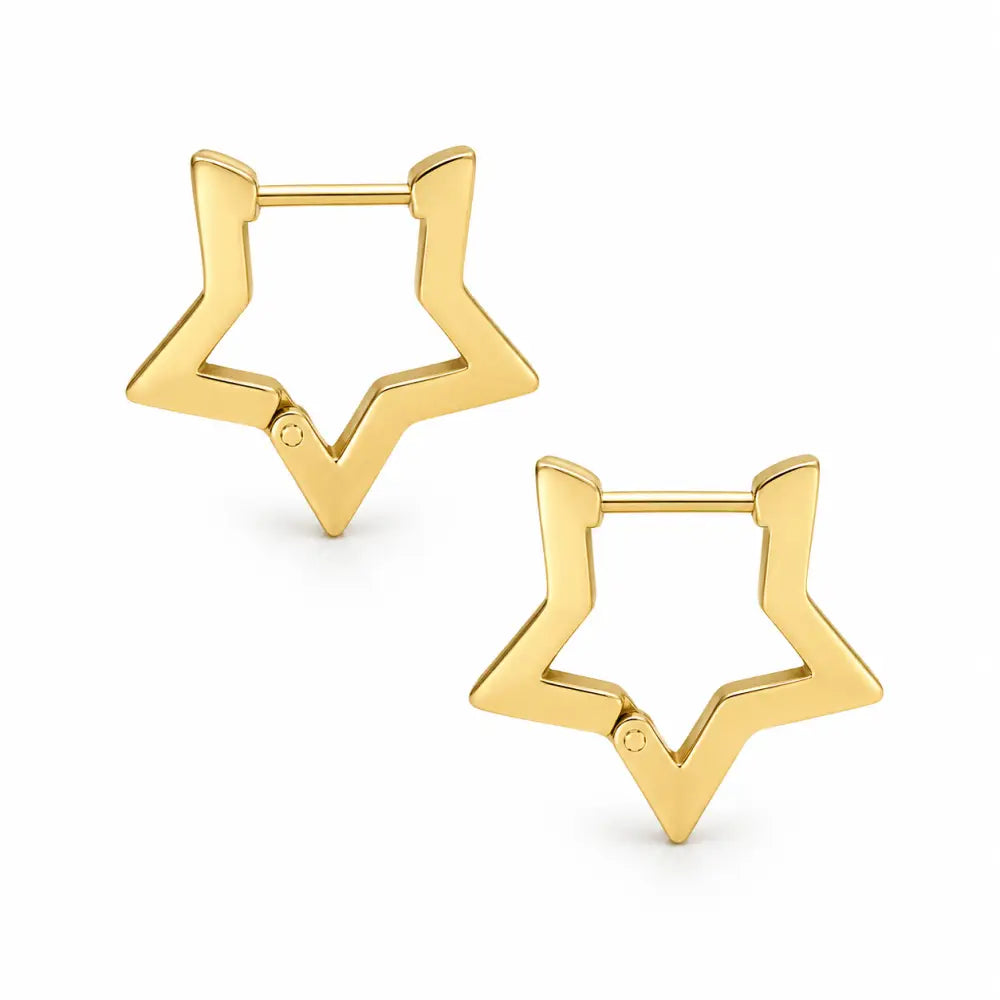 In The Stars Hoop Earrings - Gold - Earrings