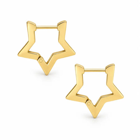In The Stars Hoop Earrings - Gold - Earrings