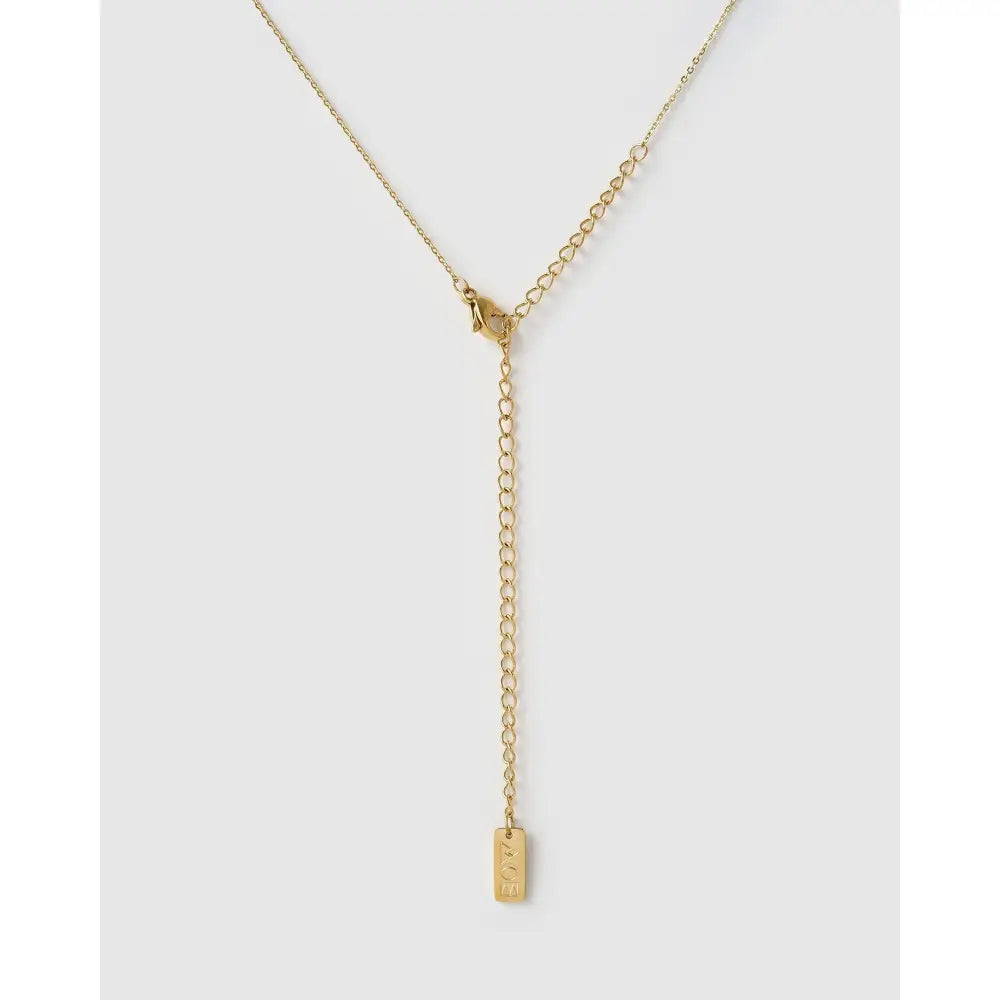 Initial Charm Necklace - Necklaces