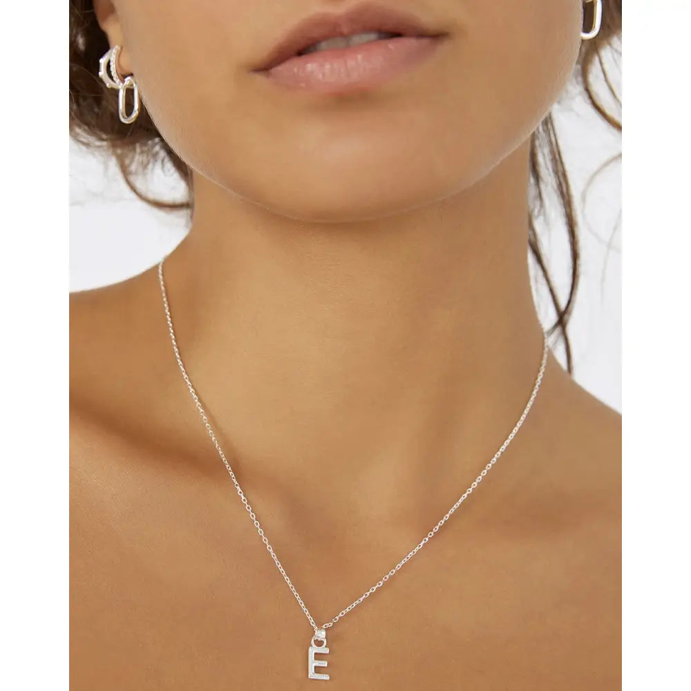 Initial Charm Necklace - Necklaces