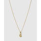 Initial Charm Necklace - G / Gold - Necklaces