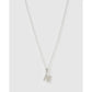 Initial Charm Necklace - M / Silver - Necklaces