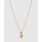 Initial Charm Necklace - N / Gold - Necklaces
