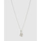 Initial Charm Necklace - N / Silver - Necklaces