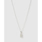 Initial Charm Necklace - R / Silver - Necklaces