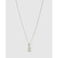 Initial Charm Necklace - S / Silver - Necklaces
