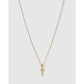 Initial Charm Necklace - T / Gold - Necklaces