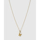 Initial Charm Necklace - W / Gold - Necklaces