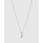 Initial Charm Necklace - Y / Silver - Necklaces