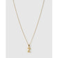 Initial Charm Necklace - Z / Gold - Necklaces