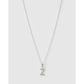 Initial Charm Necklace - Z / Silver - Necklaces