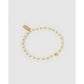Initial Pearl Gold Bracelet - I - Bracelets