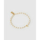 Initial Pearl Gold Bracelet - L - Bracelets