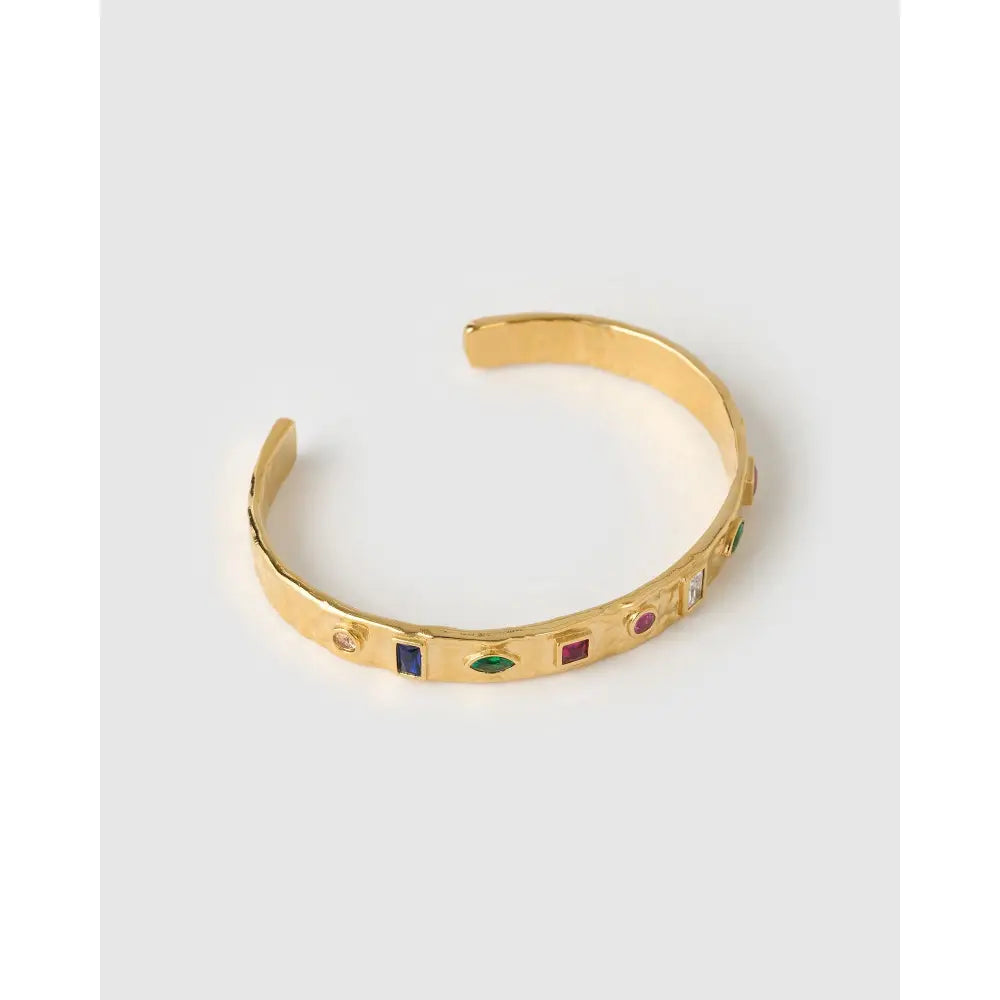 Isabella Gold Cuff - Gold - Bracelets