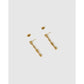 Isadora Gold Drop Earrings - Earrings