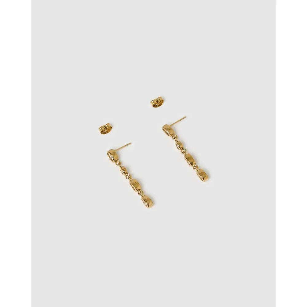 Isadora Gold Drop Earrings - Earrings