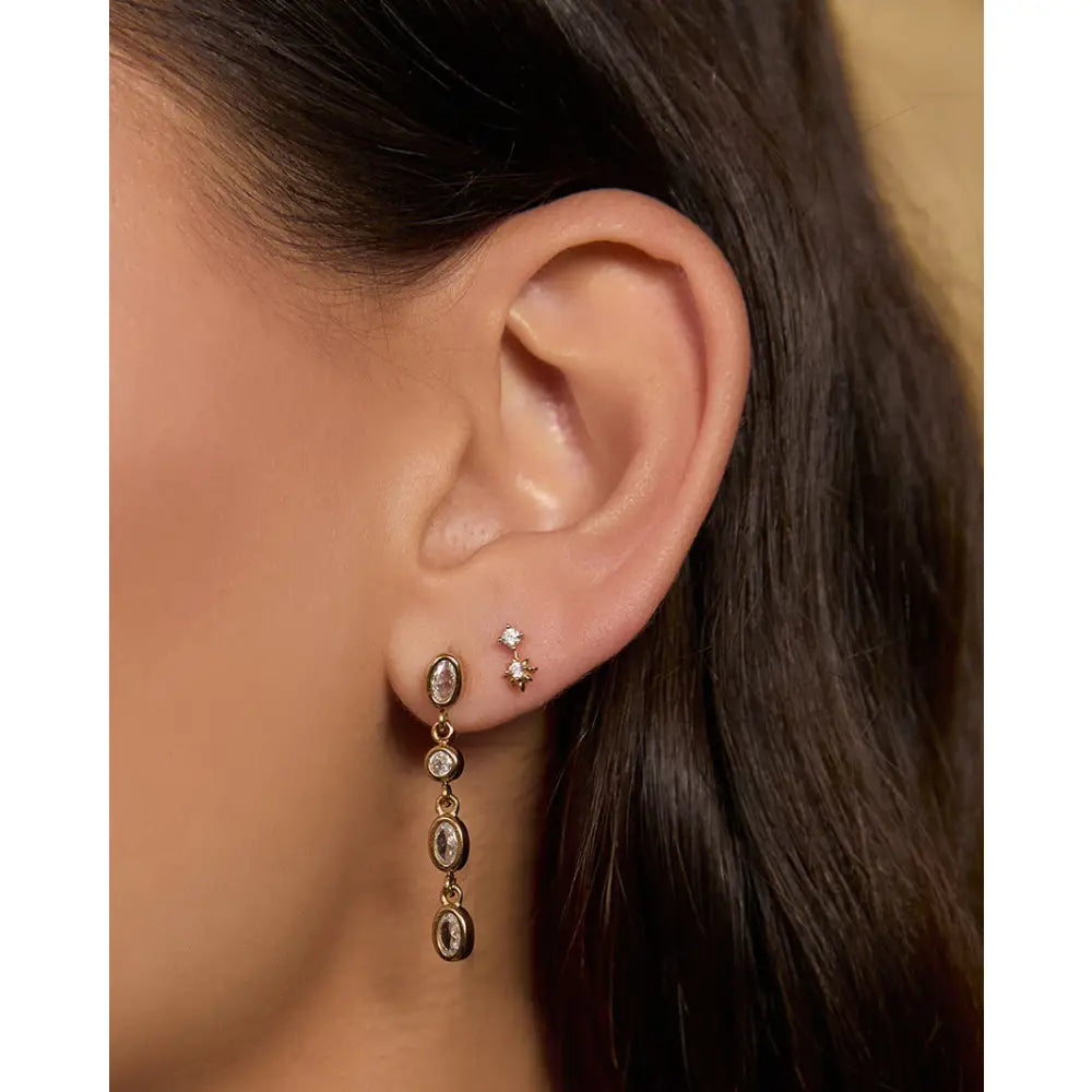 Isadora Gold Drop Earrings - Earrings