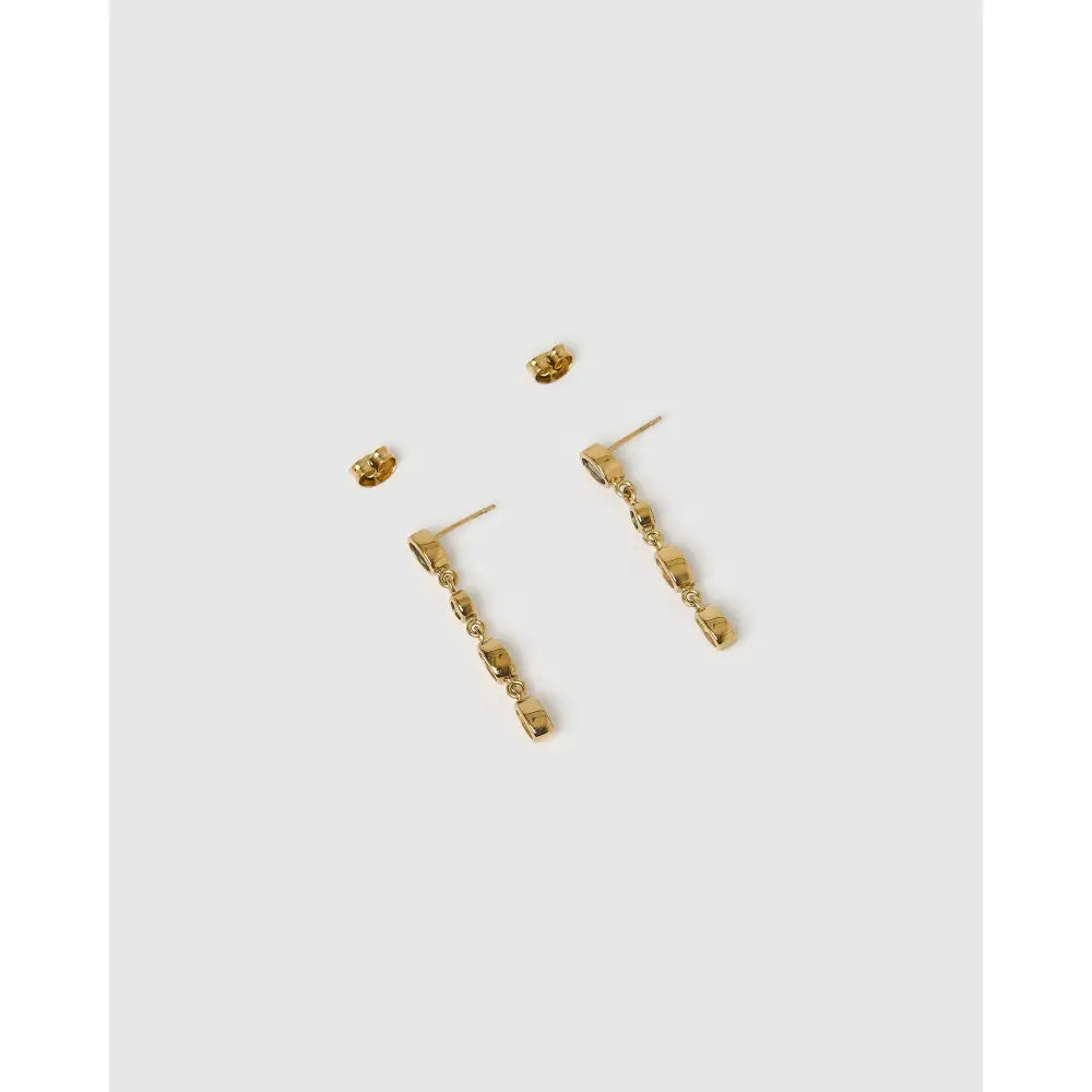 Isadora Gold Drop Earrings - Earrings
