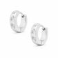 Jagger Huggie Hoop Earrings - Silver - Earrings