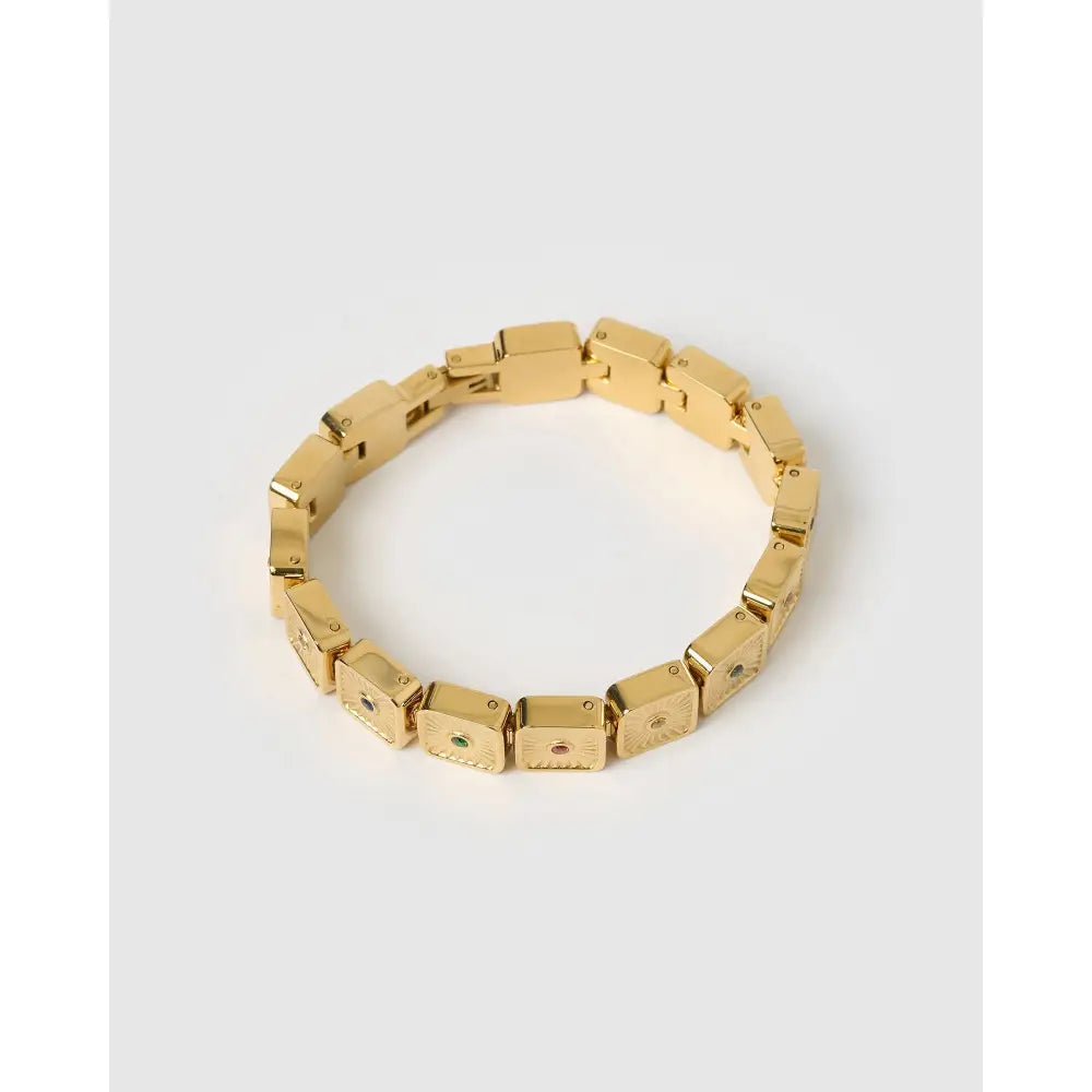 Jasper Gold Bracelet - Bracelets