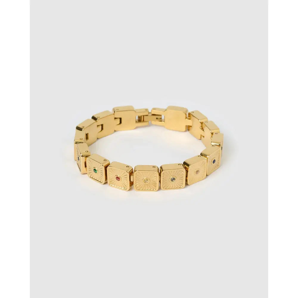 Jasper Gold Bracelet - Bracelets