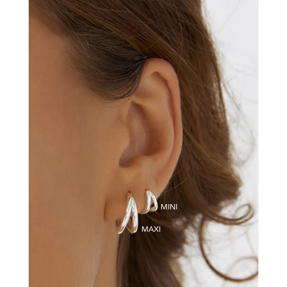 Jean Huggie Earrings - Earrings