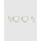 Jeanette Earring Stack - Silver - Earrings