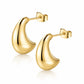 Jemima Stud Earrings - Gold - Earrings