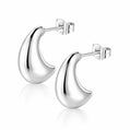 Jemima Stud Earrings - Silver - Earrings