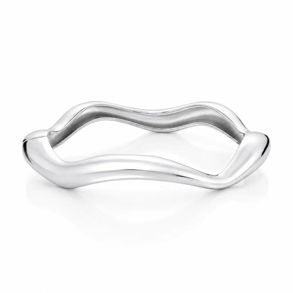 Jessica Bangle Bracelet - Silver - Bracelets