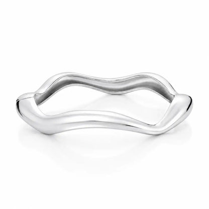 Jessica Bangle Bracelet - Silver - Bracelets
