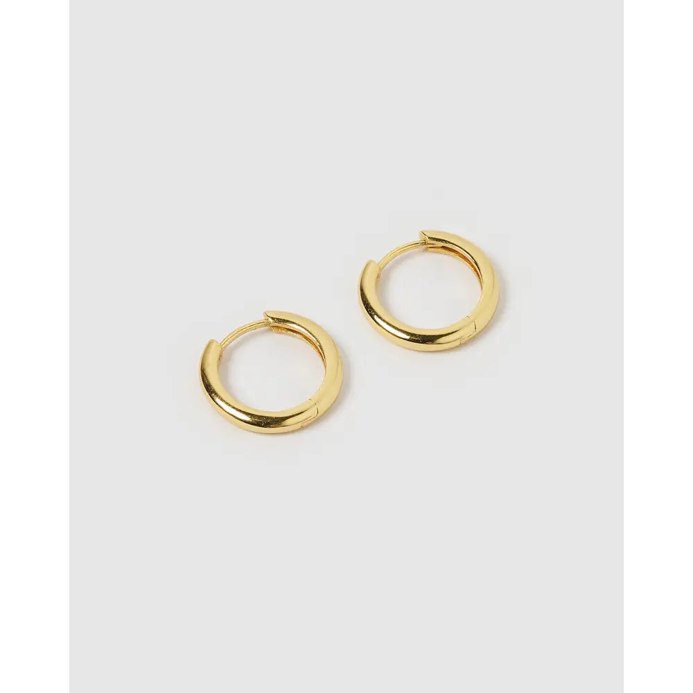 Jett Hoop Earrings - Gold - Earrings