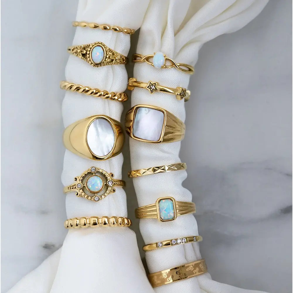Jolie Opal Ring - Rings