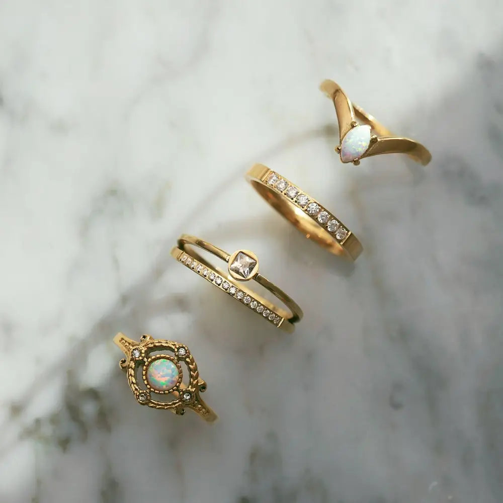 Jolie Opal Ring - Rings