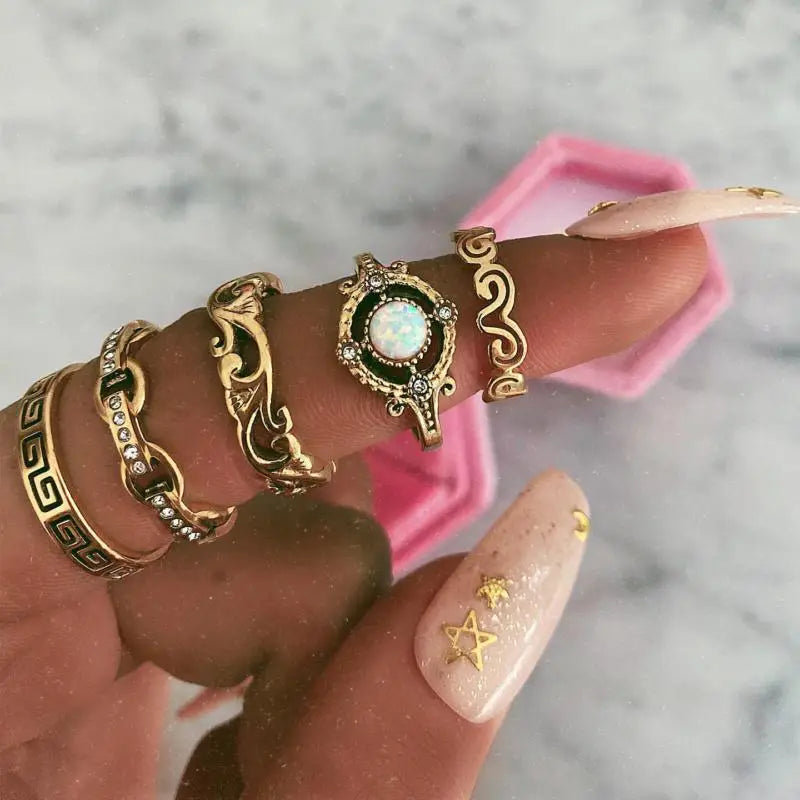Jolie Opal Ring - Rings