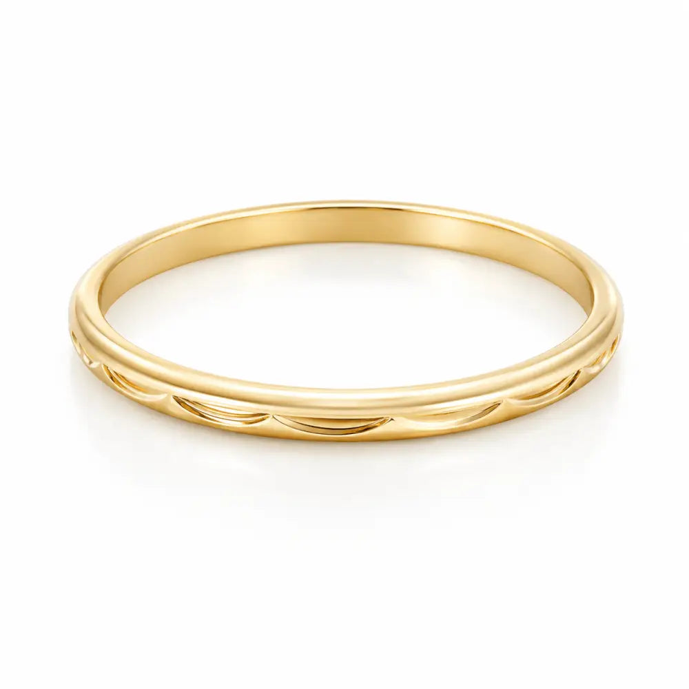 Jude Dainty Band Ring - Gold / 4 - Rings