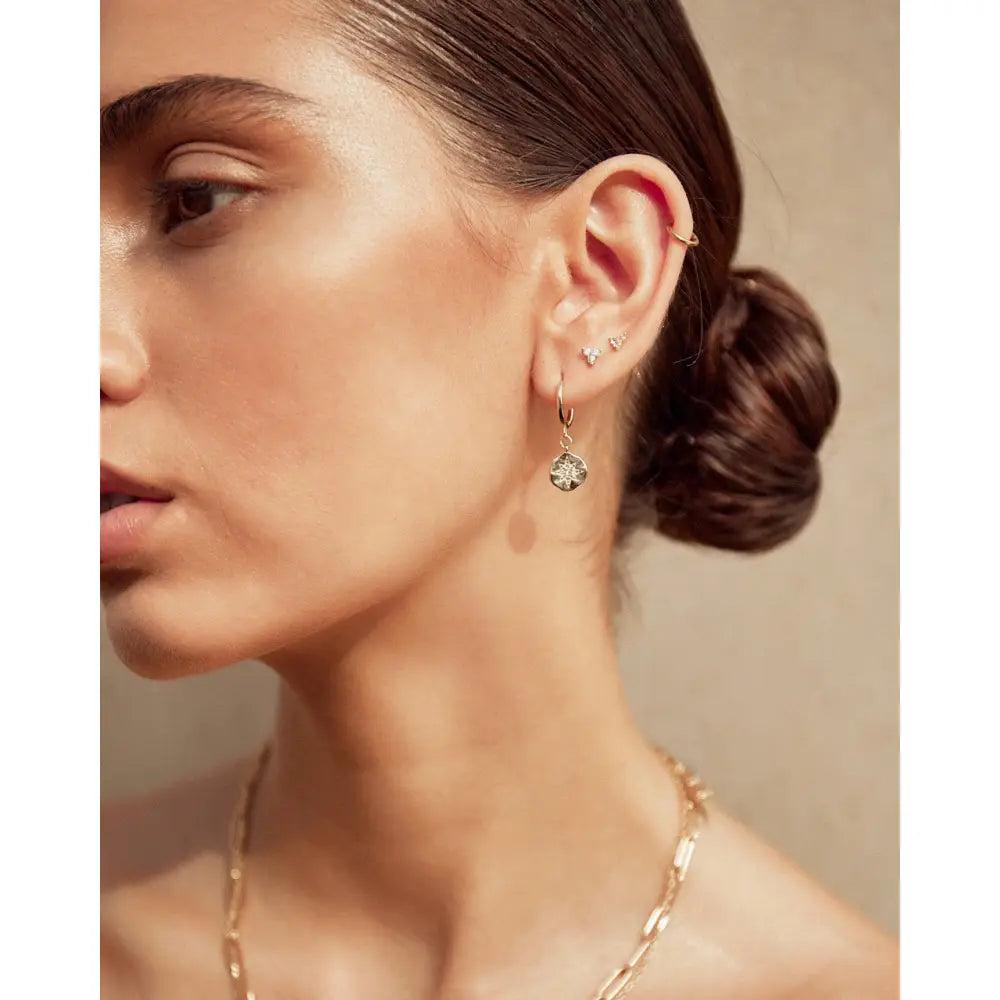 Juno Gold Earring Stack - Earrings